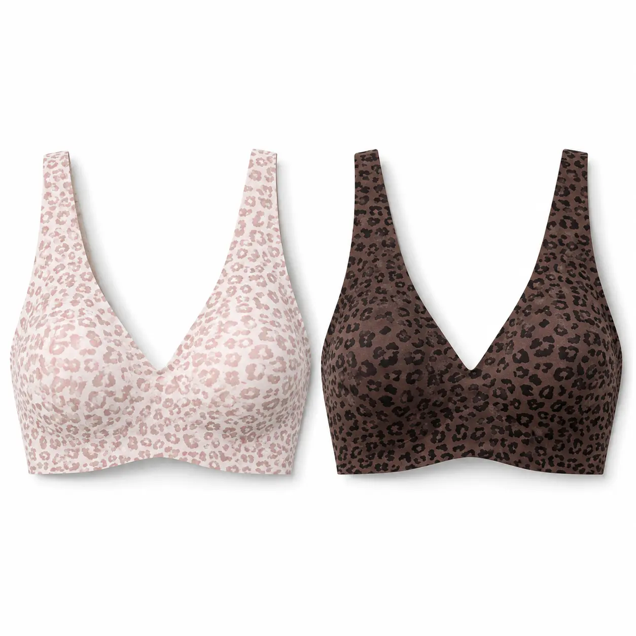 Womens Deep V Bras Wireless Comfortable Bra Supportive No Underwire Bras Tshirt Push Up Bralettes Plunge Seamless Bra Cute Womenswear