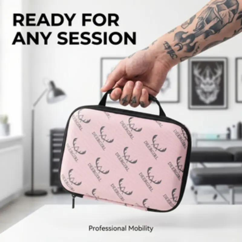 Deergirl Fashionable Customizable Tattoo Tool Storage Bag, Ideal for Various Tattoo Tools, Perfect Gift for Tattoo Artists