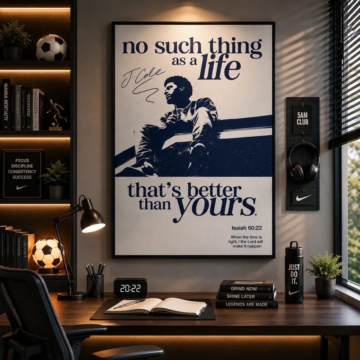 Love Yours Poster, No Such Thing As A Life That's Better Than Yours Poster, Rap Music Fan Gift, Hip Hop Decor, Lyric Wall Art, Music Lover Gift, Modern Home Decor, Urban Aesthetic