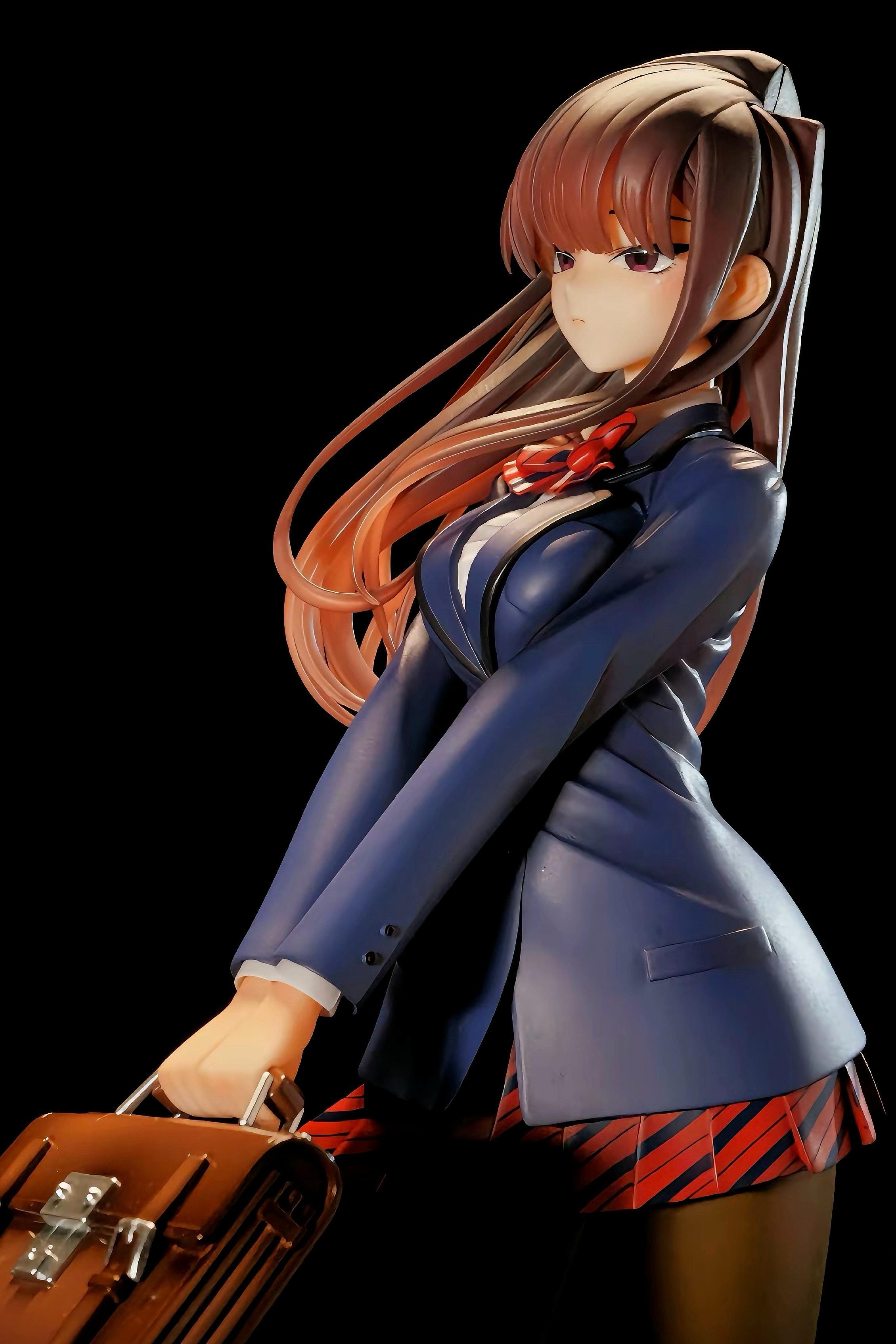 25cm Komi Can't Communicate Komi Shouko Figure Uniform Style Bishoujo PVC Statue Desk Decor Collectible Toy Fan Gift Xmas Gift