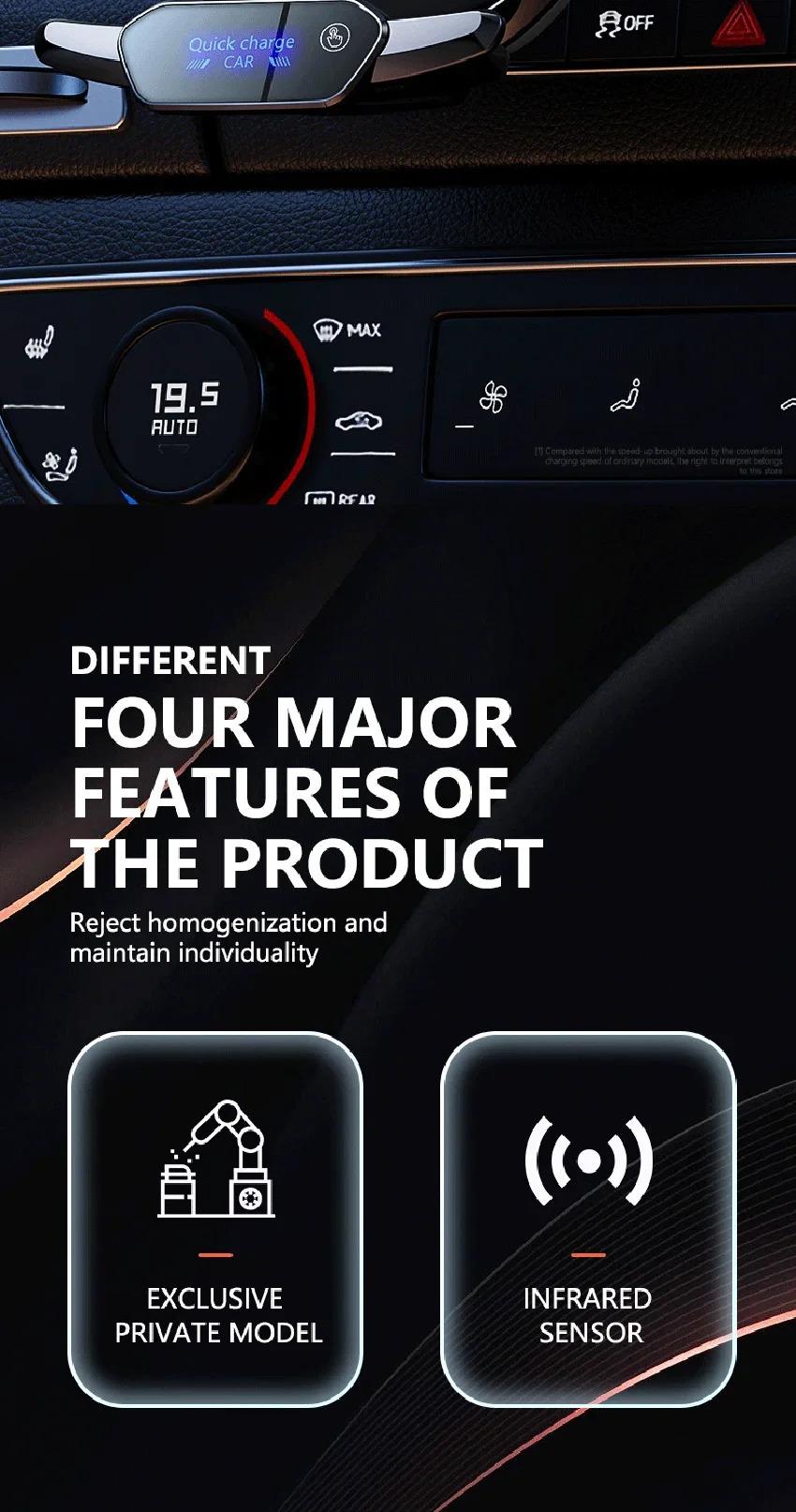Wireless Charging Smart Rhythm Color Lights with Infrared Sensing, Adjustable Car Phone Holder & Retractable Stand for Music and Car Use magnetic phone holder, Car Wireless Charger, Wireless Fast Charging,summervibes Wireless Charging Smart Rhythm Color Lights with Infrared Sensing, Adjustable Car Phone Holder & Retractable Stand for Music and Car Use magnetic phone holder, Car Wireless Charger, Wireless Fast Charging,summervibes