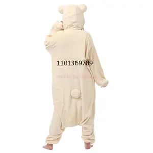 Japanese Cute Cartoon Character Rilakkuma  Bear Sister Adult Anime Jumpsuit Pajamas Kawaii Anime Peripheral Pajamas Disfraz