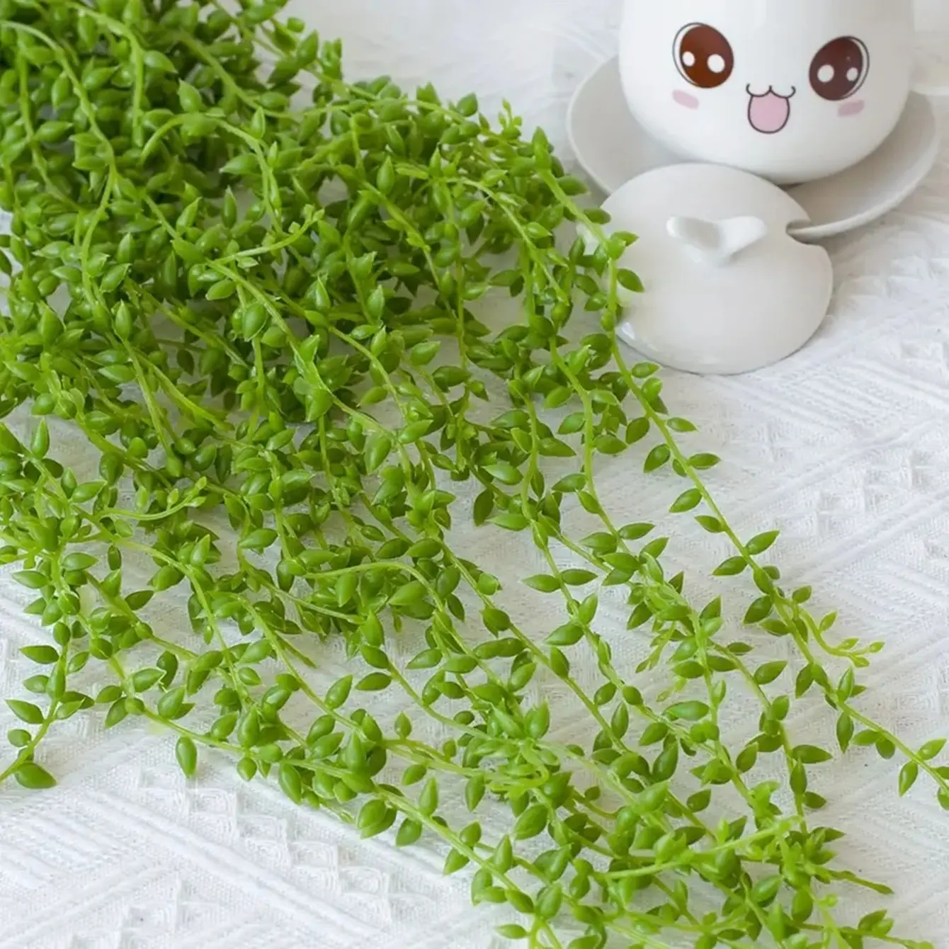 5pcs Artificial Ivy Vines, Fake Hanging Greenery Plants, Plastic, No Container, Festive Decor for Easter, St Patrick's Day, Valentine's Day