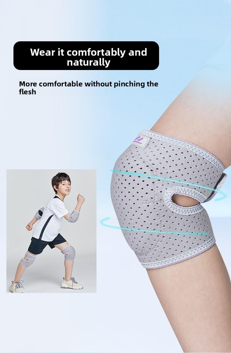 Children's knee and elbow pads, gloves, girls' set, basketball, cycling, dance, roller skating, anti-fall knee pads, breathable, boys' set