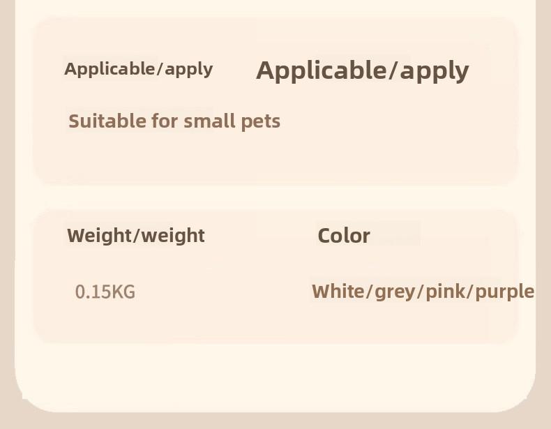 Hamster Pet Travel Bag Lightweight Breathable Chinchilla Hedgehog Small Pet Supplies Cross-Border Portable Carrying Handbag for Small Animals