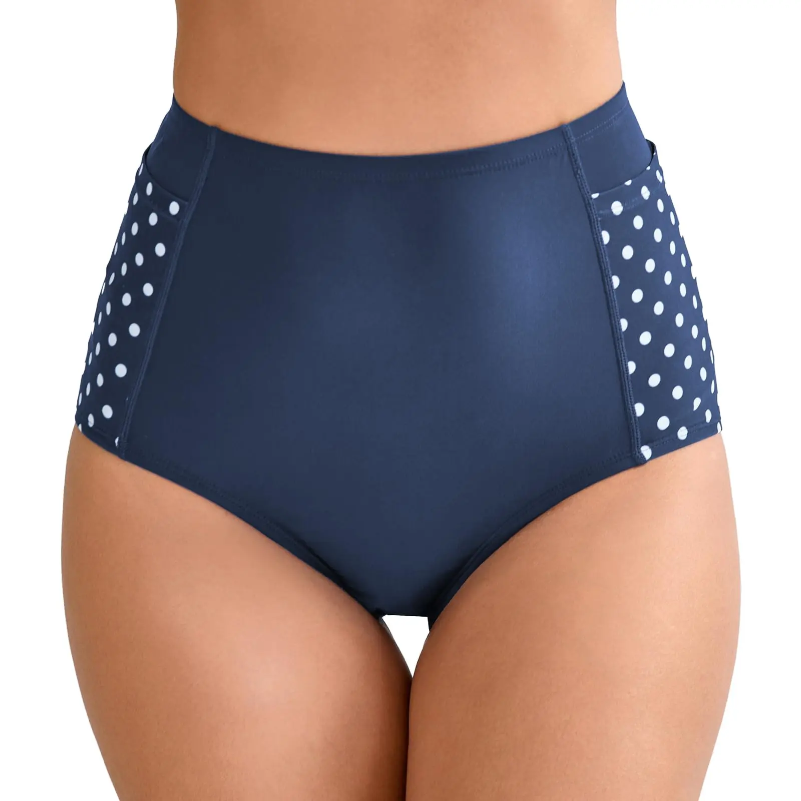 Navy/Polka Dot