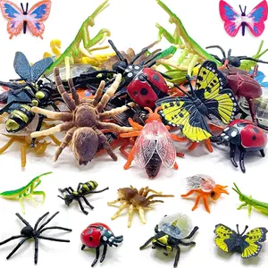 102 Pack Mini Bug Toys, Realistic Insect Toys Figures for Kids, Fake Plastic Bugs for Education Themed Insect Party, Classroom Reward, Gardening Decorationfidget toys