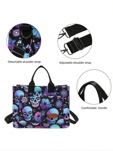 Fashionable and Classic Style Women's Stylish Crossbody Bags for Halloween, Lightweight and Large Capacity, Trendy and Casual Style Holiday Backpack, Suitable for Halloween Parties and Portable Women's Bags.
