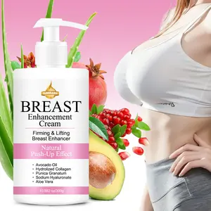 300g Chest Firming Cream with Aloe Vera, Avocado, Pomegranate Seeds, Deeply Moisturizing, Hydrating, Elasticity Boost, Daily Use