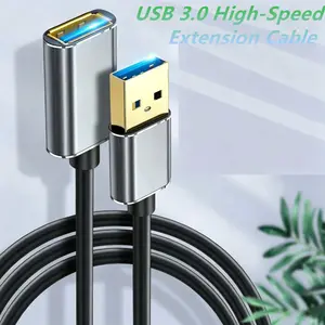 USB 3.0 extension cable, USB 3.0 extension cable A-type male to female 5Gbps data transmission, USB extension cable, high-speed USB 3.0 extension cable A-type male and female, suitable for keyboards, mice Playstation、Xbox、 Flash drives, printers, cameras,