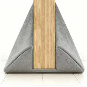 Door Draft Stopper for Bottom of Doors Weather Stripping Door Gap Filler Soundproof Size Adjustable 30"-36", Gray