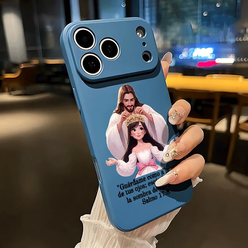 Divine Crown Blessing Soft&Flexible TPU Silicone Phone Case For iPhone 17 Pro Max AIR 16 15 14 13mini 12 11 Plus XR XSMAX Cases For Samsung Galaxy S26 Ultra S25 Edge S24 S23 S22 Plus  Durable|Shockproof|Full Camera Protection