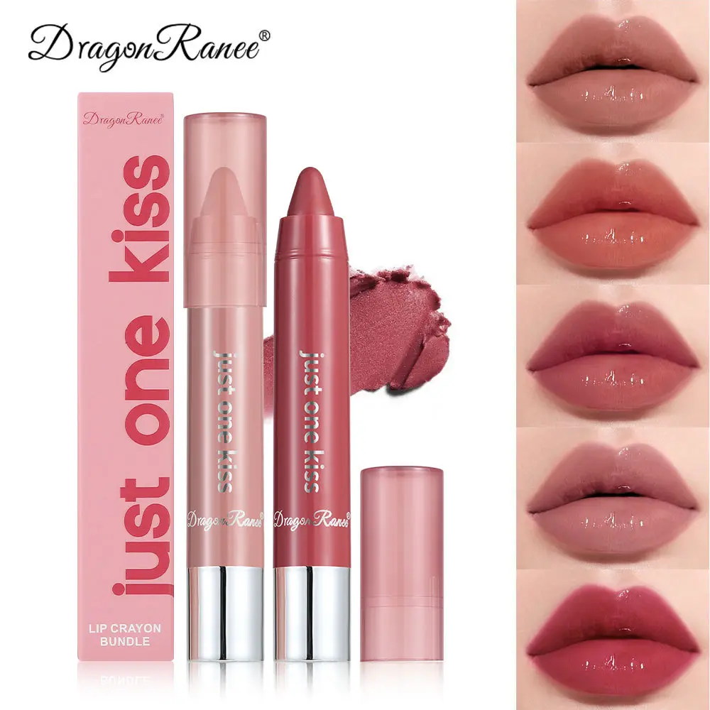 Moisturizing and Hydrating Lipstick Pen in Nude and Bean Paste Colors