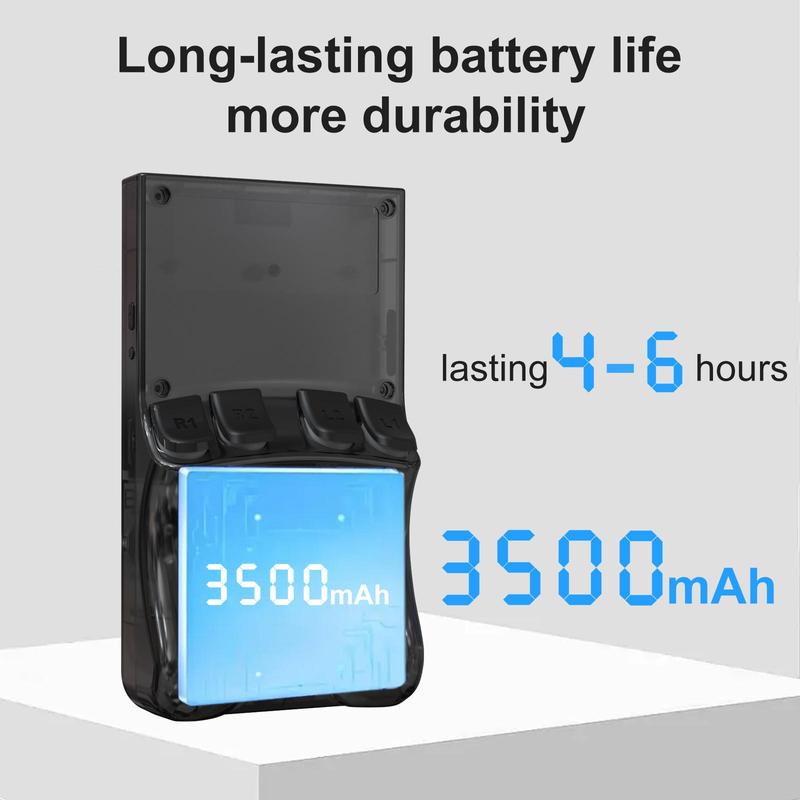 GAMINJA Upgraded ANS13 Open-source Handheld Game Console Linux System 4-inch IPS High-definition Screen Gaming Handheld Portable Retro and Handheld Device Comes with Over 15,000 Games and 20+ Emulators