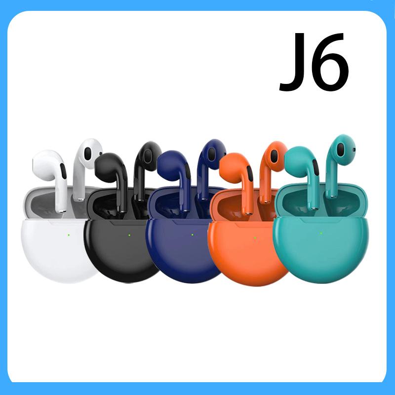 New Pro6 Bluetooth Earphones True Wireless In-Ear Ultra-Long Battery Life TWS Sports Wireless Bluetooth Earphones