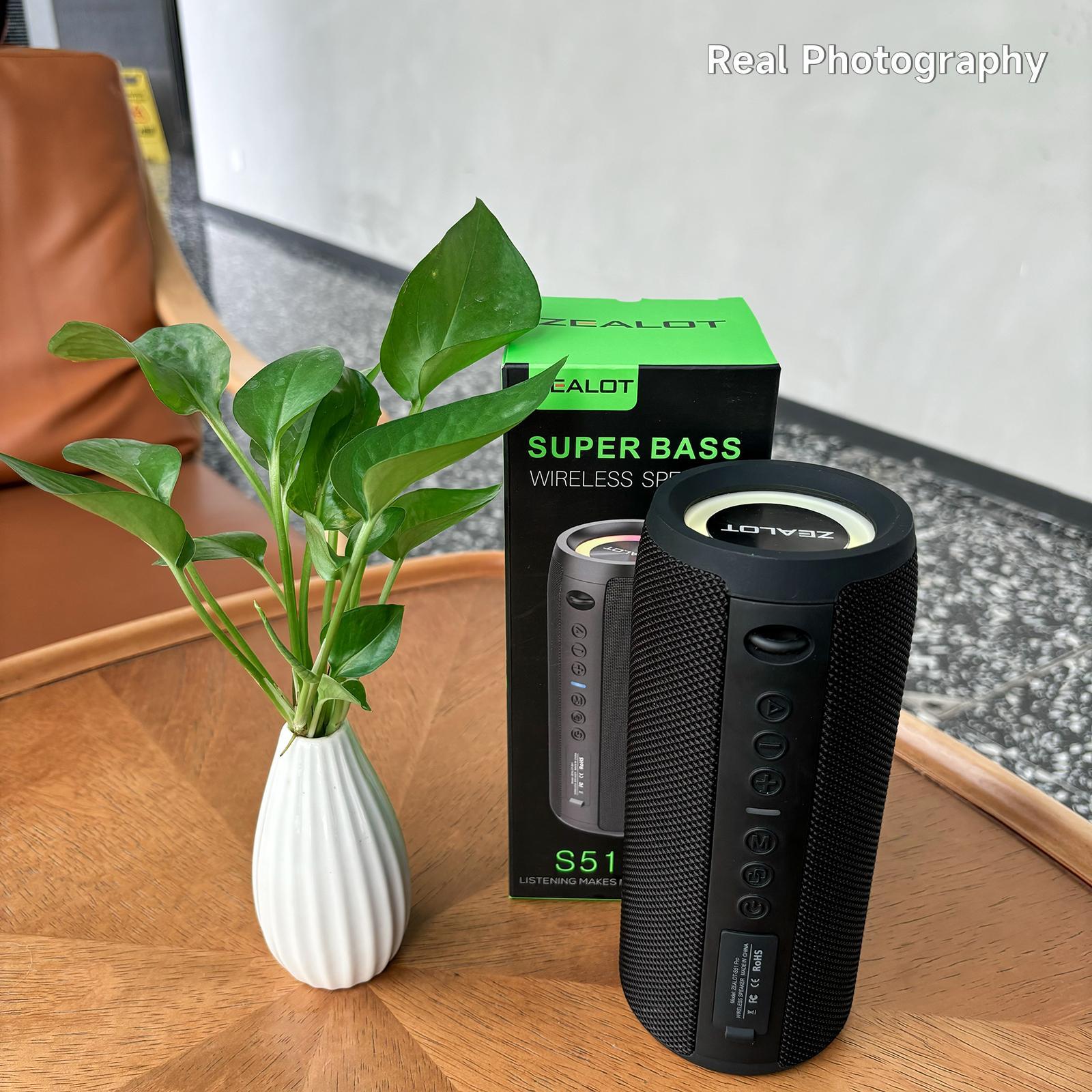 ZEALOT S51Pro Wireless Speaker, 40W Portable Wireless Speaker