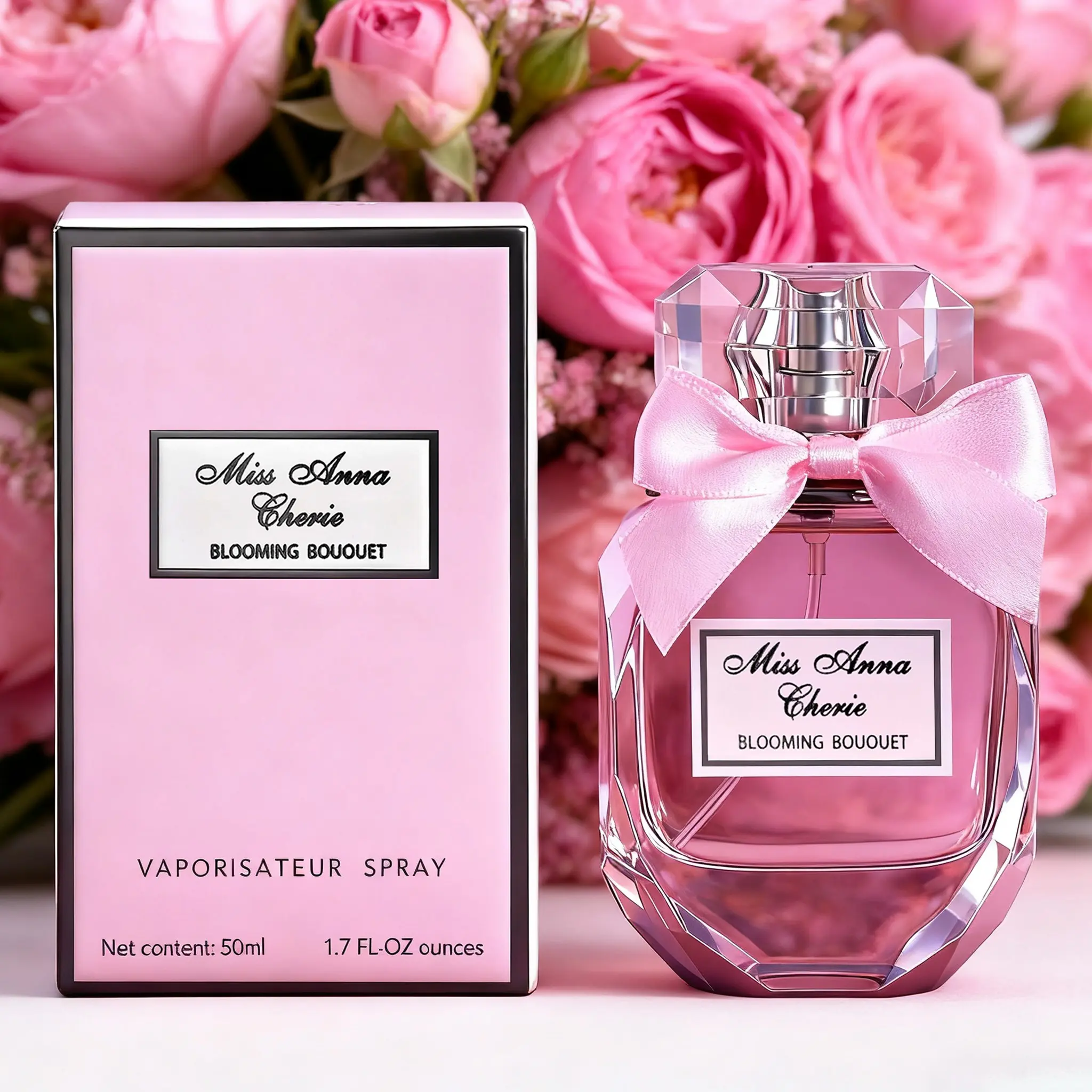 Pink Bow Ladies Perfume | Fresh Citrus & Gentle Floral, Long‑Lasting Fragrance, Pretty Pink Packaging, Perfect for Daily Outfits & Romantic Dates, An Ideal Gift for Her
