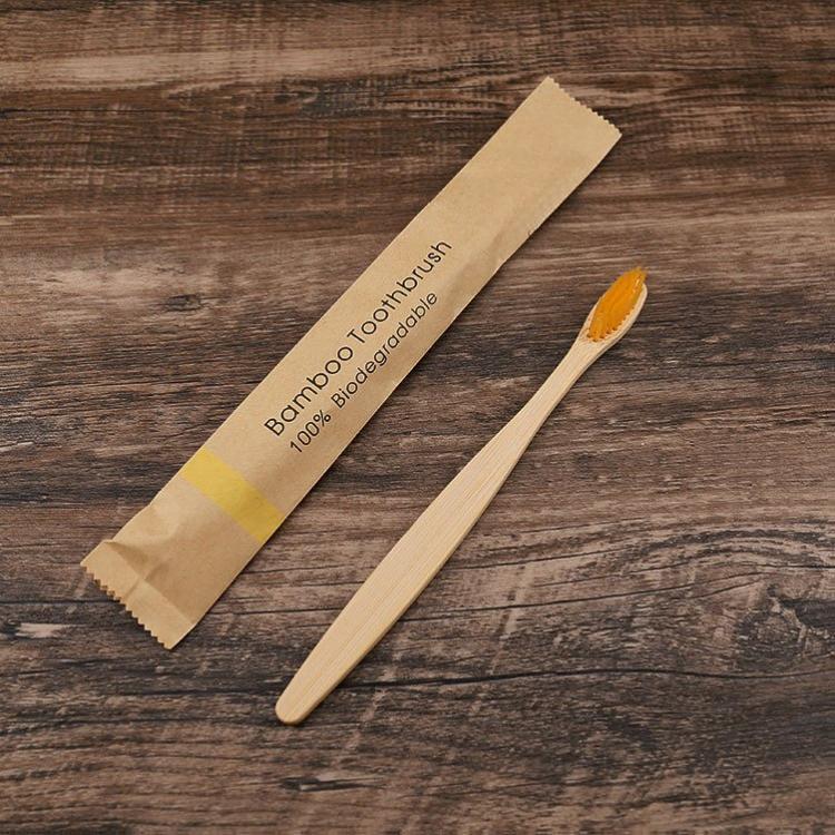 set de cepillos de Bambu ecologicos y 100% Biodegradables Toothbrush Comfort Oral