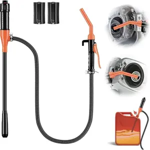 Portable Power Battery Pump, Battery Powered Electric Siphon Pump for Gasoline, Fuel Oil and Diesel, Siphon Liquid Extractor, 2.4 GPM, Hand Fuel Pumps, Fuel Transfer Pump