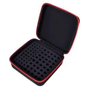 Large Battery Storage Case Holds 80 AA AAA, Hard Shell Battery Organizer Stackable Box, Space Saving Container for Home Organization