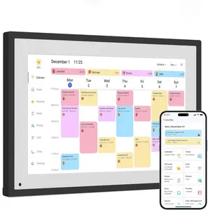 10.1 inch Digital Calendar & Chore Chart - Interactive screen  Family Planner,Digital Picture Frame for Mom, Women, Christmas & Weddings