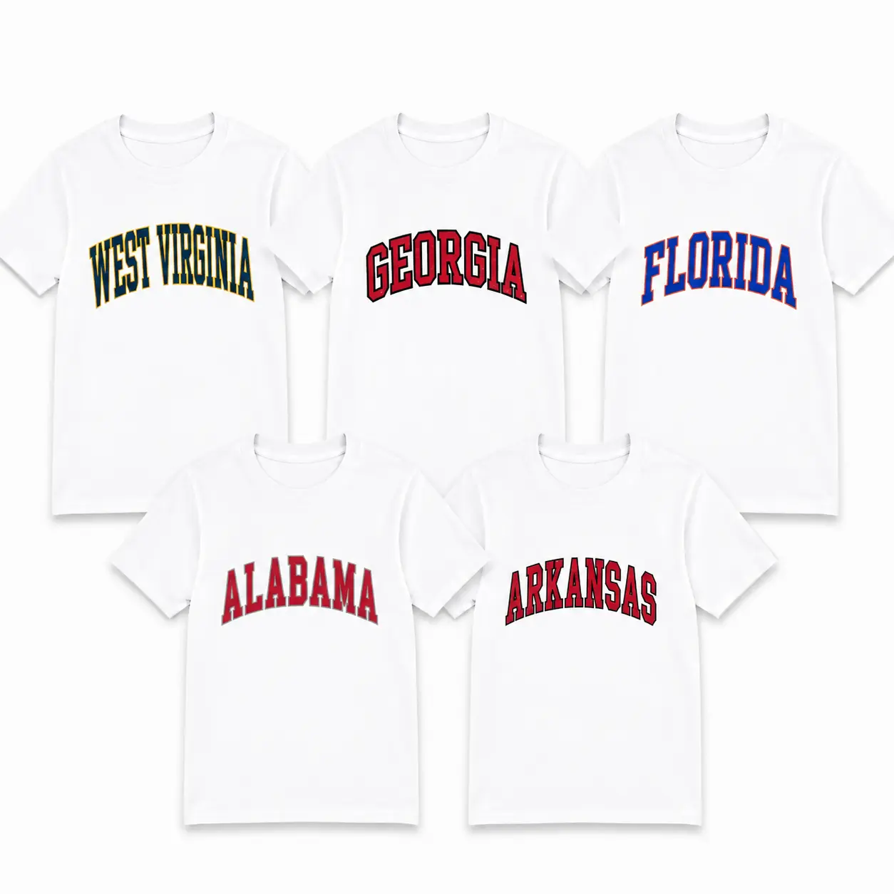 Vintage Varsity College T Shirt State Varsity T Shirt