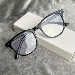 1pc Unisex Transparent Lenses for Reducing Eye Strain from Computer, TV, Phone, and Gaming