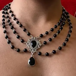 Gothic Medieval Renaissance Necklace Fantasy Fairy Tale Style Necklace