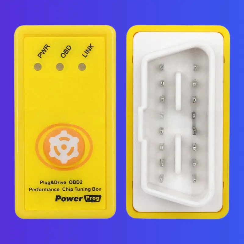 OBD2 Chip Tuning Box with Switch, Fuel Saver and Power Booster, Plug-and-Drive Performance Optimizer