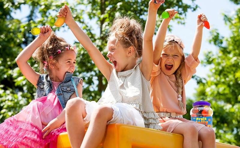 Squeezable Fruit Jellies Candy - 25 Count Bag - Assorted Flavors Snack Dessert