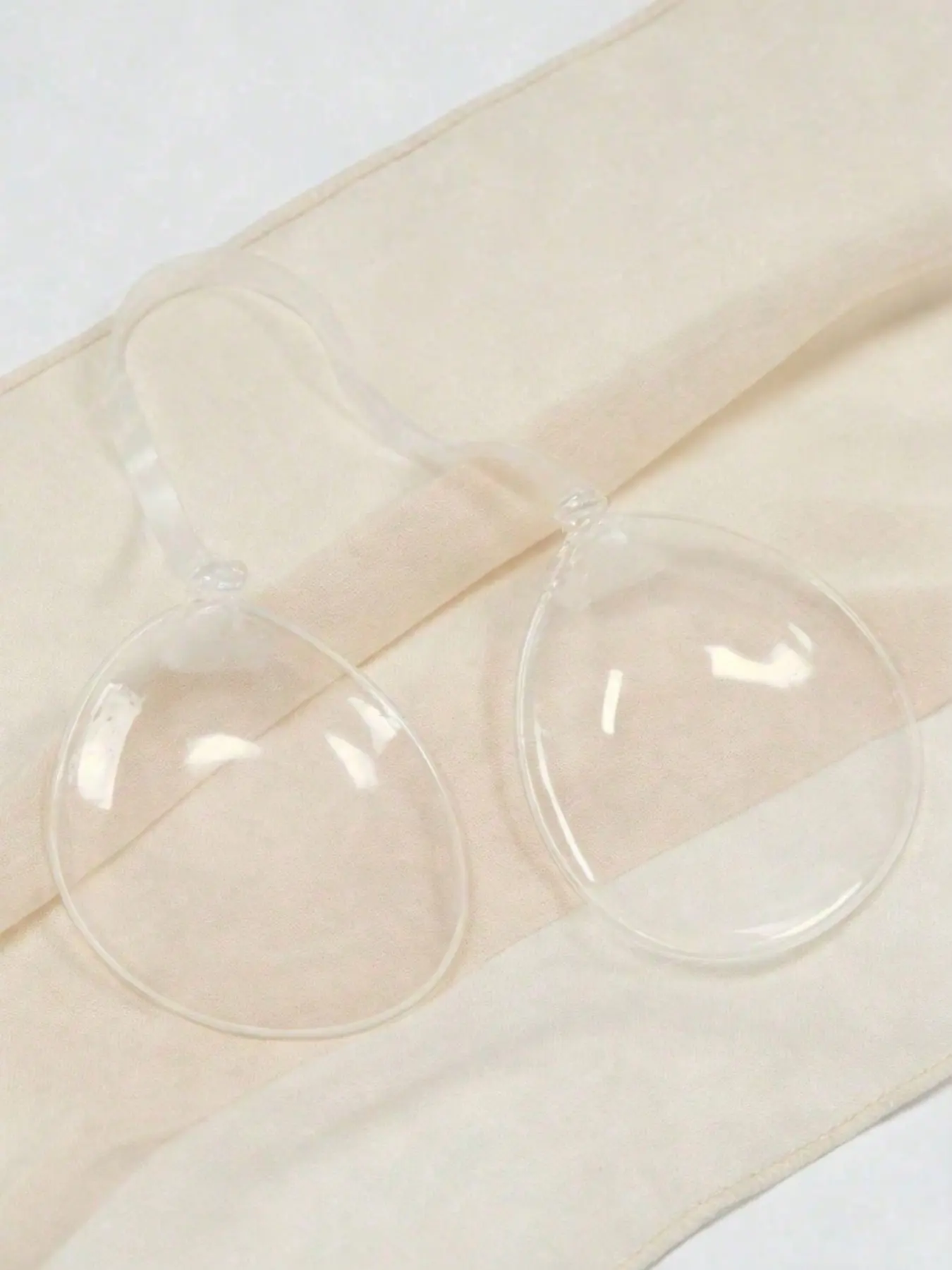 Invisible Push-Up Bra, Strapless Transparent Neckline Breast Pads, Backless Dress Wedding Gown Special Women's Seamless Underwire Free