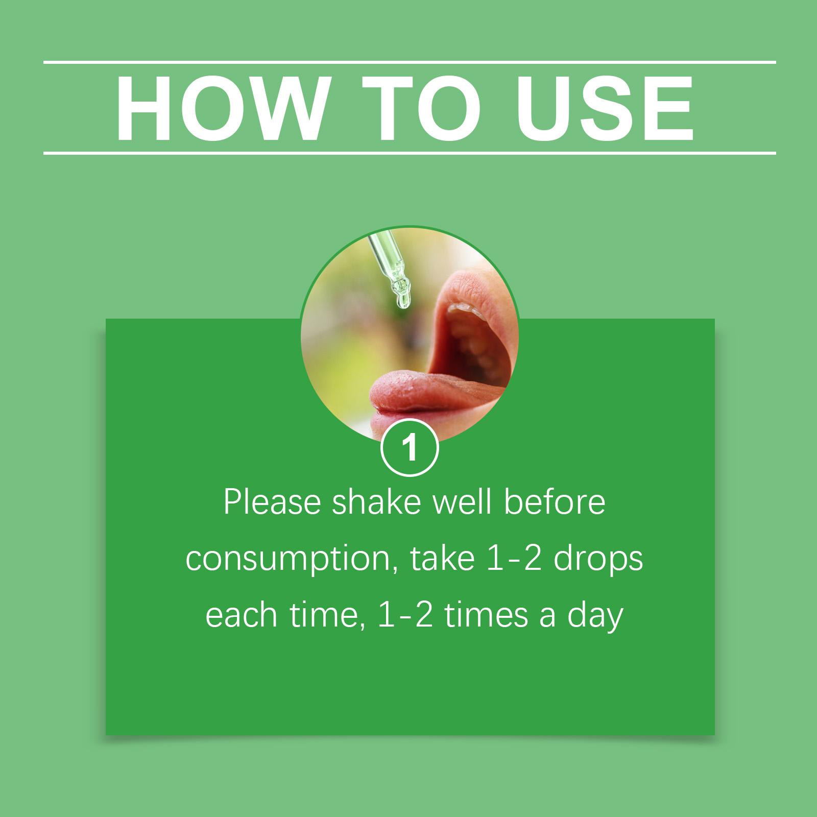 Googeer Liquid Chlorophyll Drops Healthcare Supplement - Natural Deodorant and Detox - Gut Support Healthcare Live