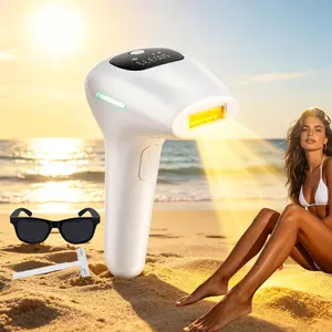Summer IPL Hair Removal Device with Glasses and Razor for Full Body Laser Epilator Women's Shaver Hair Remover for Women, Best Gift for Girlfriend, Mother
