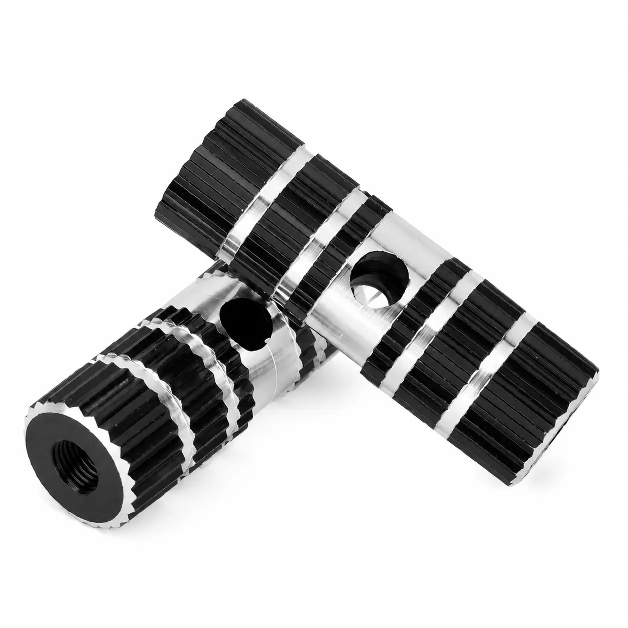 Heavy-Duty Aluminum Alloy Bicycle Foot Bar for Rear Seat Use – Extended Mountain Bike Foot Pedal with Reinforced Solid Post, Compatible with Adult and Youth Bikes, Durable Off-Road and Commuting Support Accessory