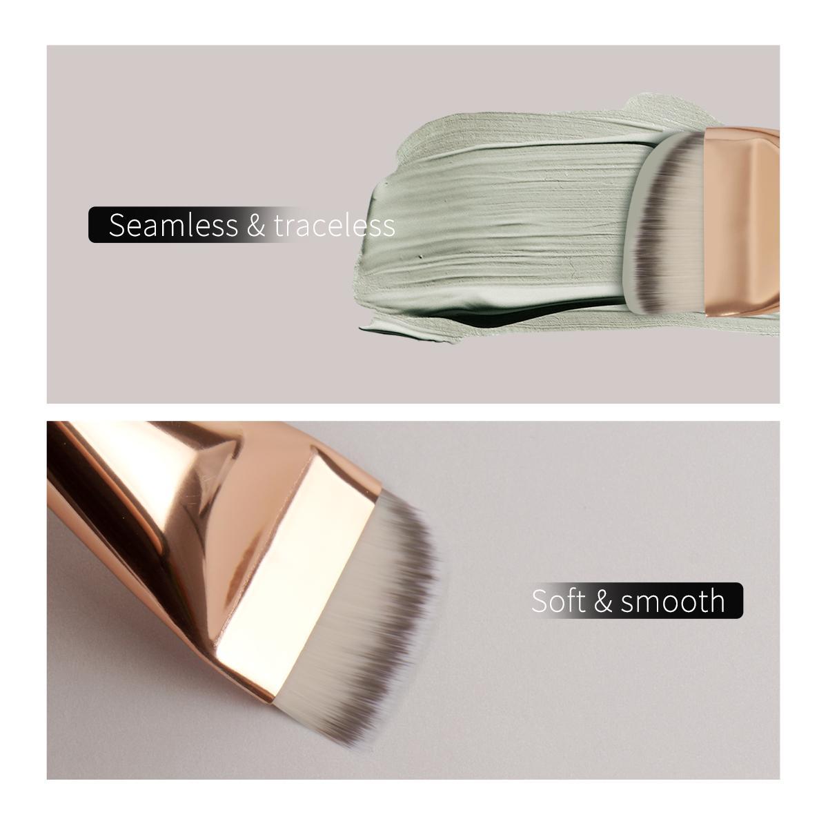 Makeup Brush Set, 2 Counts/set Flat Head Design Foundation Brush & Concealer Brush, Multifunctional Makeup Brushes Professional Makeup Tools for Applying Facial Mask #TOP PICKS