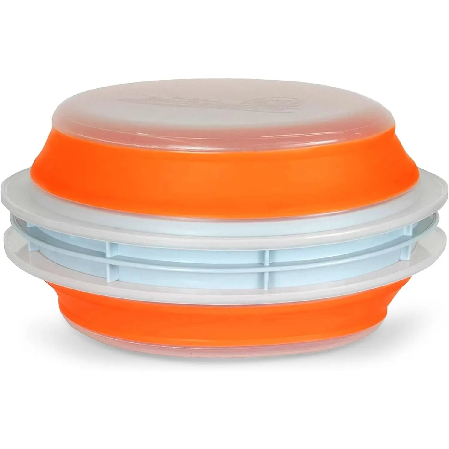 Transparent Collapsible Plastic Batter Bowl Tableware - Camping Mess-Free Breading Shaker, Breading Mixer, Ideal for Fish Fry, Fried Chicken