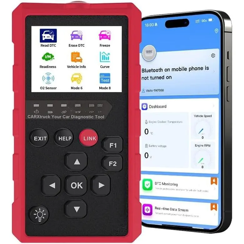 obd2 Scanner Diagnostic Tool, OBD2 Scanner for Android & ,Check Engine Code Reader with Live Data, I/M Readiness & Fault Code Reset, for   from 1996