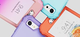 for iPhone SE 2022 Case and iPhone SE 2020 Case, Heavy Duty 3 in 1 Full Body Rugged Shockproof Hybrid Hard PC Soft Rubber Case for iPhone SE 3rd/2nd Gen, Light Purple/Lavender