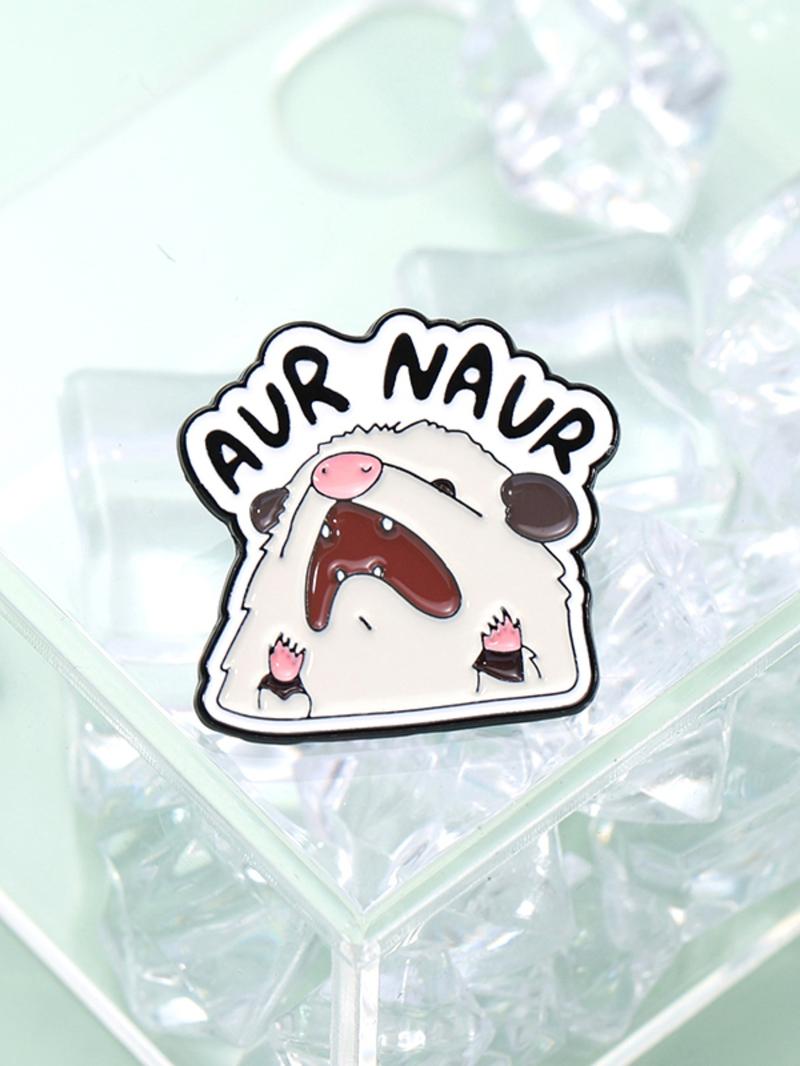 Cute Possum Design Brooch, Fashion Cartoon Animal Design Brooch, Enamel Pin Suitable for Backpacks, Jeans, Scarves, Hats Decoration