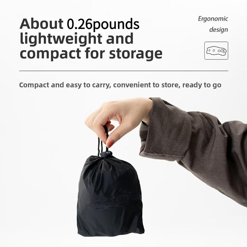 TPU Inflatable Lumbar Neck Pillow Portable Foldable Press Type for Travel Office Car