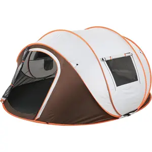 Instant Pop Up Camping Tent, 2/4/6 Person, Water Resistant Dome, Portable with Carry Bag, Easy Setup for Camping Hiking Backpacking