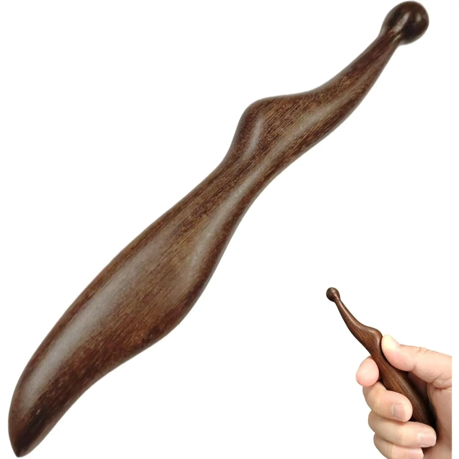 Sandalwood Acupuncture Pen, Wooden Acupressure Foot Reflexology Tool, Deep Tissue Massage Trigger Point Massager