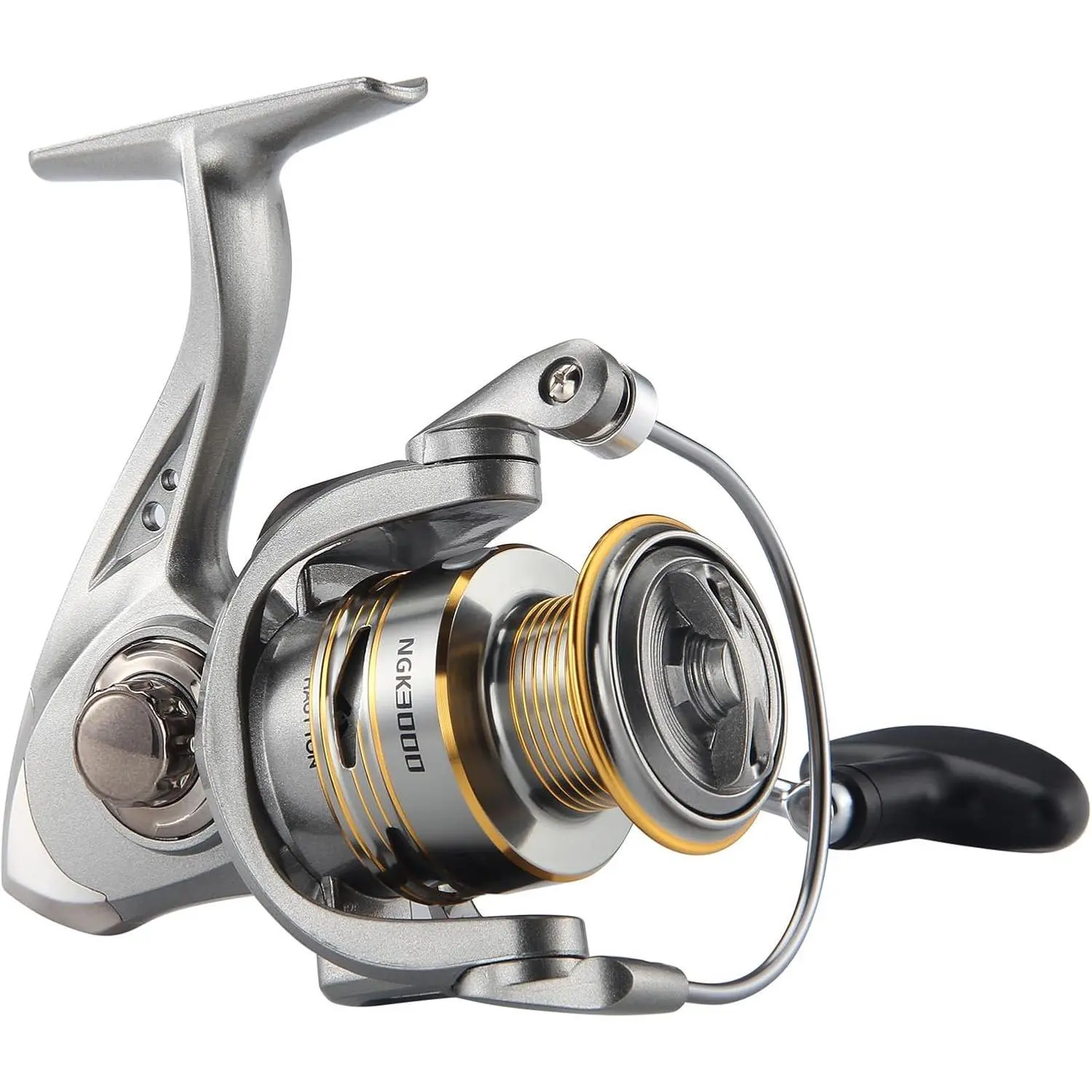 Spinning Reel 8000/9000/10000/12000/14000,6+1BB Metal Surf Reels,4.8:1 Gear Ratio 55lbs Drag Heavy Long Casting Inshore Saltwater Monster