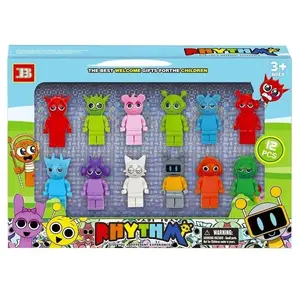 Sprunki Action Figures Building Blocks Set Toys, Cartoon Action Figure Toys Anime Game Toys for Kids, Birthday Christmas Gifts