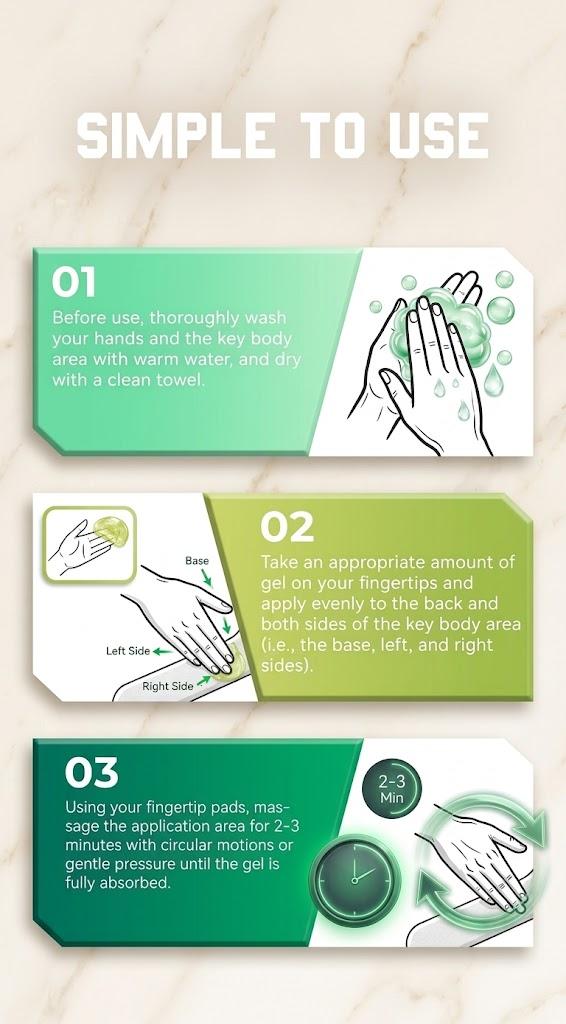 Greenvebis 8 Care Gel, featuring herbal extracts for soothing and nourishing, is gentle and non-irritating. The herbal formula is easily absorbed.