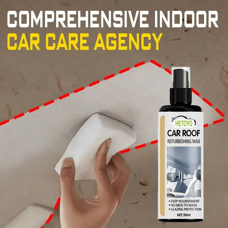 Car interior headliner repair and polishing compound - dashboard and seats. Moisturizes, brightens, anti-aging, and prevents cracking. A must-have for lazy car owners who don't need to wash their cars.