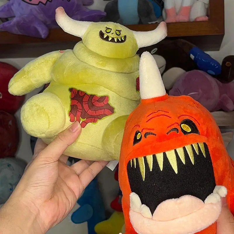 25cm Plush Toy Nurgling Chaos Gods Nurglings Resentful Grot Squig Soft Stuffed Doll Collectible Gift for Fans Send Friends Xmas