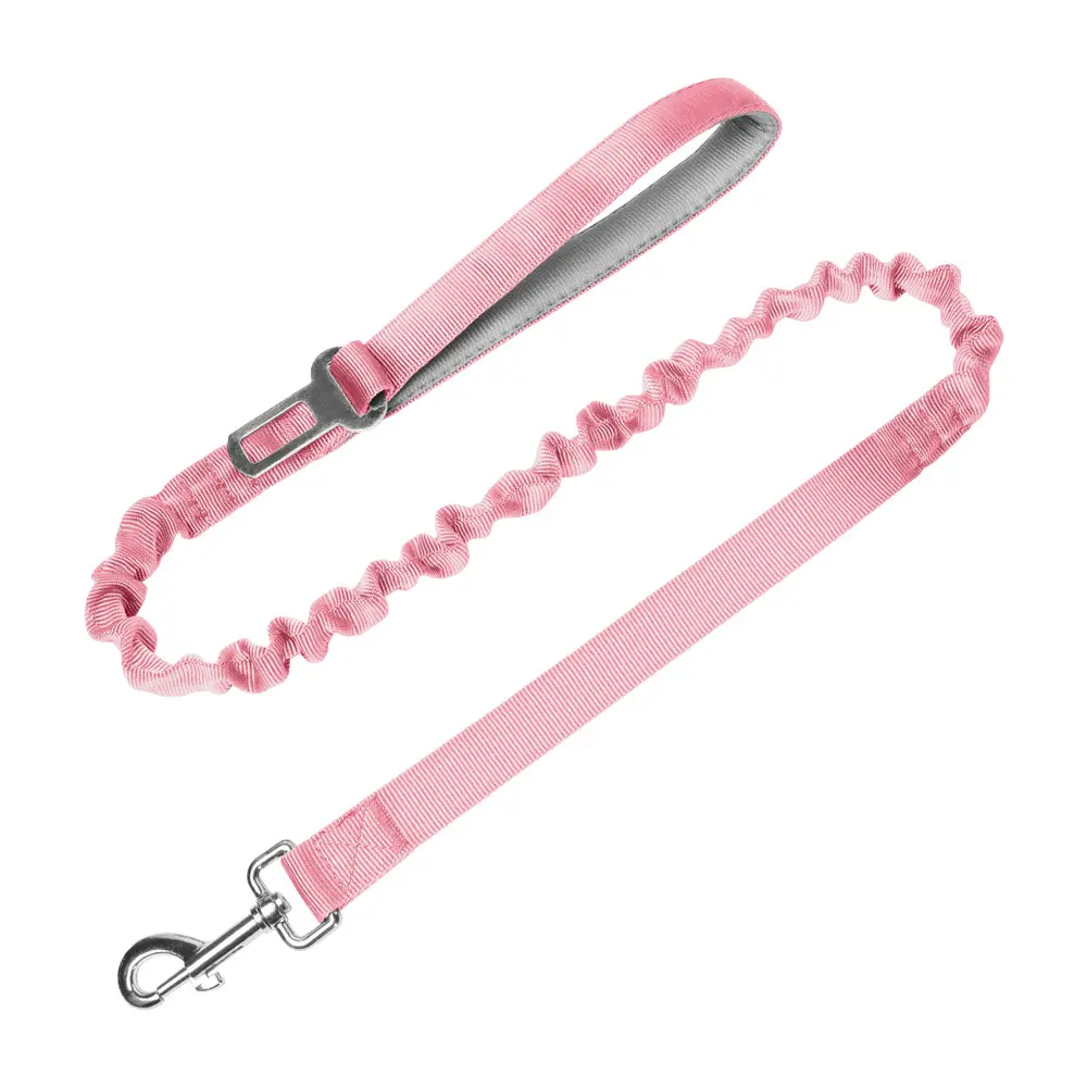 Tactical Anti-Pull Retractable Dog Leash with Elastic Buffer for Outdoor Walking, Pet Dog Lead Accessory safety