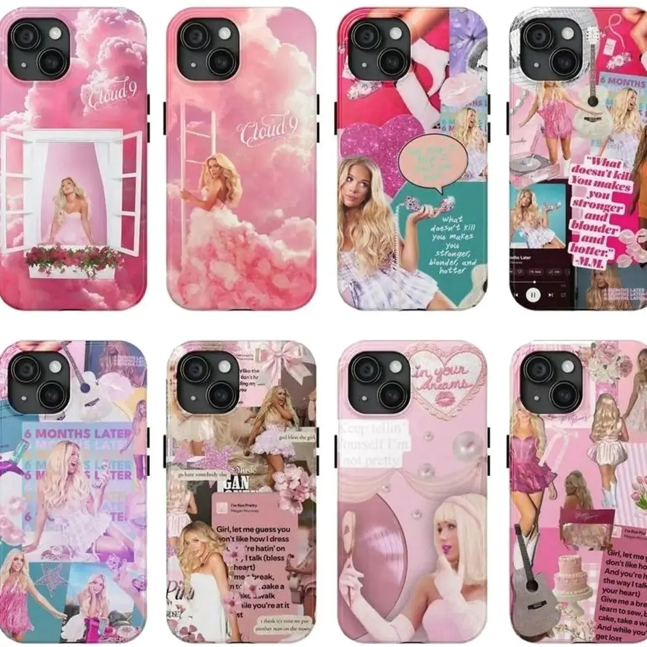 Megan Moroney "Cloud 9" Durable Smartphone Casing - "Am I Okay" 2026 Tour Merchandise, Protective Mobile Accessory with Raised Edges & Flexible TPU, Compatible with iPhone 11-17 Pro Max/Plus, Samsung Galaxy S23-Series & Other Devices, Iphone 17