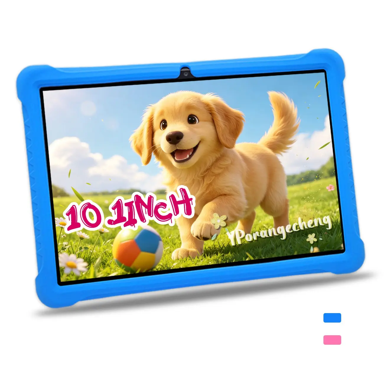 DealsForYouDays 10.1 Inch Gaming Tablet, All-in-one for Work, Study & Entertainment, HD Display, Dual Cameras, 5G WiFi, Shockproof Case Included, Perfect Birthday & Christmas Gift for Teens, Blue & Pink Available, USB Cable Included, no power adapter